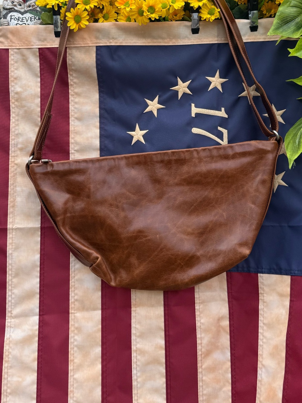 Rough & Tumble Saddle Cooper Hobo Bag